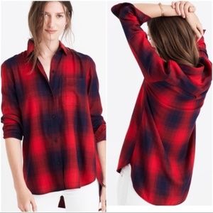 MADEWELL | Ex-Boyfriend Classic Wilder Plaid Top S